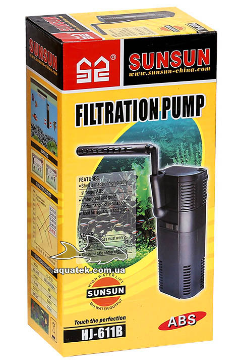 SunSun HJ-611B - внутренний фильтр для аквариума 50-100 литров