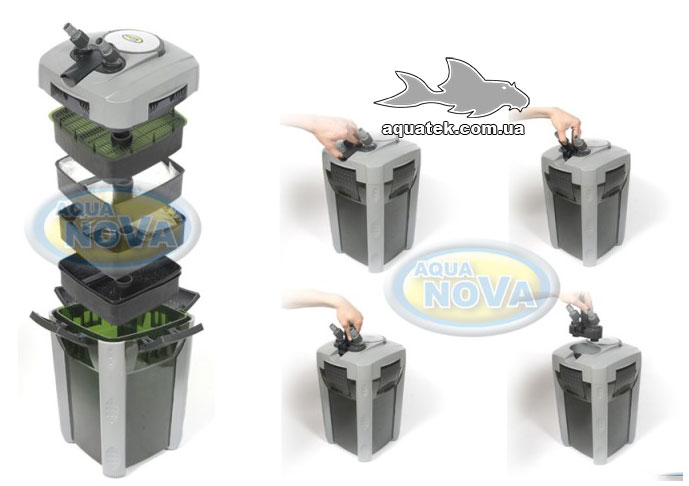 Внешний канистровый фильтр Aqua Nova (Аква Нова) NCF 2000 Внешний канистровый фильтр Aqua Nova (Аква Нова) NCF 2000