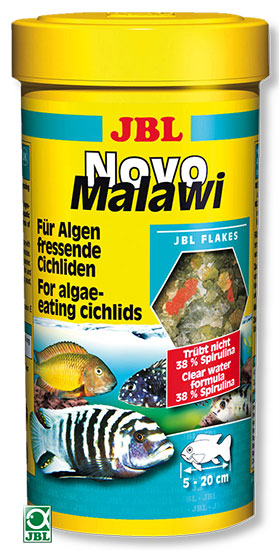 JBL NovoMalawi - специальный корм для растительноядных цихлид из озер Малави и Танганьика JBL NovoMalawi