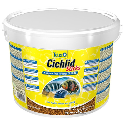 Корм Tetra Cichlid Sticks 10 литров.