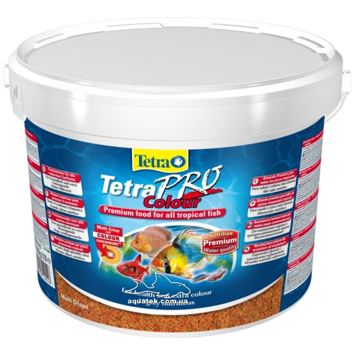 TetraPro Colour 10 литров. Корм TetraPro Colour 10 литров.