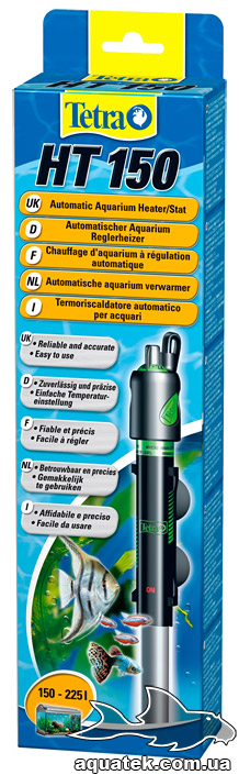 Tetra HT 150 - автоматический нагреватель с терморегулятором для аквариума 150-225 литров. Tetra HT 150 - автоматический нагреватель с терморегулятором для аквариума 150-225 литров.